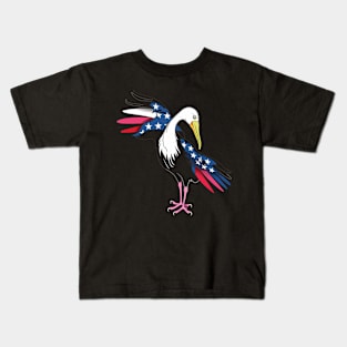 Patriotic Stork Kids T-Shirt